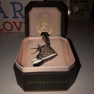 Juicy Couture high top sneaker charm